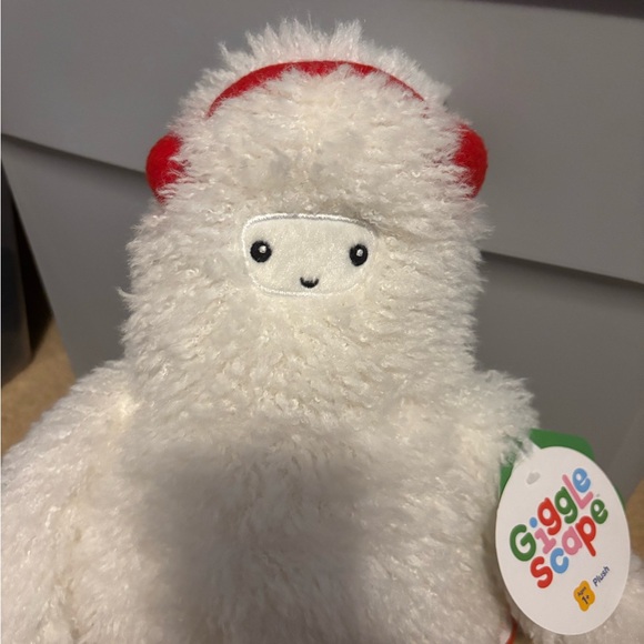 Target 🎯 Exclusive Gigglescape Fluffy Yeti Man Plush Toy with Red Earmuffs - Picture 3 of 4